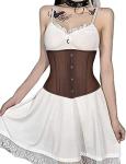 Gothic Lace-Up Underbust Corset for Women