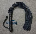 Leather Flogger Whip with 31 Tails for Fun