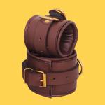 Leather Bondage Cuffs Set for Couples Play