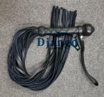 Leather Flogger Whip with 31 Tails for Fun