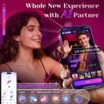 App-Controlled Thrusting Rabbit Vibrator with 10 Modes