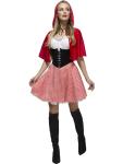 Red Riding Hood Costume Dress - Size Medium