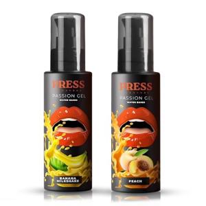 Banana Milkshake & Peach Flavored Adult Lube Bundle