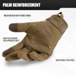 WTACTFUL Flexible Camo Touchscreen Airsoft Gloves
