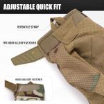 WTACTFUL Flexible Camo Touchscreen Airsoft Gloves