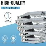 Pack of 10 ARSUK 12g CO2 Cartridges for Airsoft