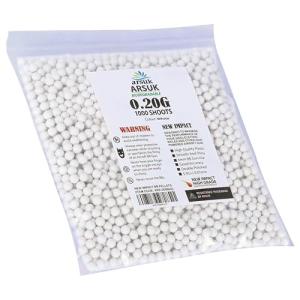 ARSUK 0.20g Biodegradable 6mm Airsoft BBs - White