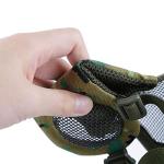 AOUTACC Foldable Half Face Mesh Airsoft Mask