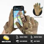 WTACTFUL Flexible Camo Touchscreen Airsoft Gloves