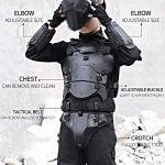 Black Tactical Airsoft Vest Set with Accessories