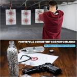 Pack of 10 ARSUK 12g CO2 Cartridges for Airsoft