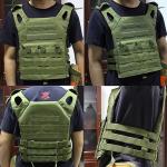 QHIU Camouflage Tactical Molle Plate Carrier Vest