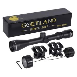 Goetland 3-9x40 Rifle Scope with Ring Mounts