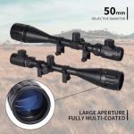 Goetland 6-24x50 Rifle Scope with Illuminated Reticle
