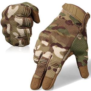 WTACTFUL Flexible Camo Touchscreen Airsoft Gloves