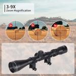 Goetland 3-9x40 Rifle Scope with Ring Mounts