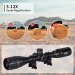 Goetland 3-12x40 Air Rifle Scope with Illuminated Reticle