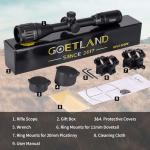Goetland 3-12x40 Air Rifle Scope with Illuminated Reticle