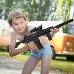 Electric M416 Gel Ball Blaster with Goggles