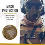 OneTigris Tactical Half Face Mesh Mask - Multicam