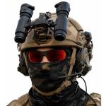 Adjustable Tactical Helmet Set with Headset & Goggles