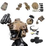 FAST Tactical Airsoft Helmet with Earphone Set
