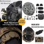 Tactical Airsoft Helmet with Goggles and Light