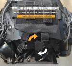 Fast Tactical Helmet Set with Headset and Goggles
