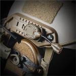 Tactical FAST Helmet Set with Headset and Binoculars