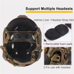 Full Face Tactical Airsoft Helmet Set with Accessories