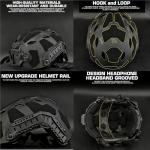 FAST Tactical Airsoft Helmet with Earphone Set