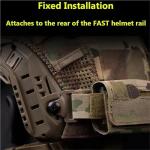 Tactical Airsoft Helmet Set with NVG and Light