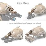 Tactical Airsoft Helmet Set with NVG and Light