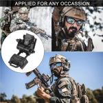 Tactical Airsoft Helmet with Mask, Headset, Goggles