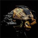 Tactical FAST Helmet Set with Headset and Binoculars