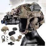 Tactical Helmet Set with Sound Pickup and NVG