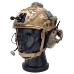 Adjustable Fast Airsoft Helmet with Tactical Headset