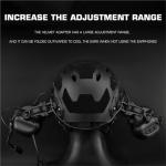 FAST Tactical Airsoft Helmet Set with Light and Earphones