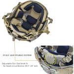 Tactical Airsoft Fast Helmet with Goggles & Pads