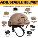 Tactical Helmet Set with Headset and Mask