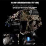 Tactical Helmet Set with Sound Pickup and NVG
