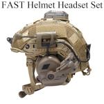 Adjustable Fast Airsoft Helmet with Tactical Headset