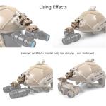 Tactical Airsoft Helmet Set with Headphones and Light