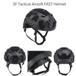 Tactical Airsoft Helmet Set with Headset and Goggles