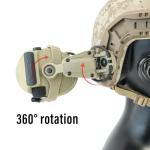 HEARFALCOM C5 Pro Tactical Noise Cancelling Helmet