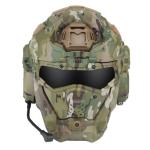 Tactical Airsoft Helmet with Detachable Headset & Goggles