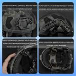 Tactical Helmet Set with Sound Pickup and NVG