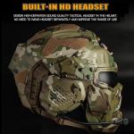 Tactical Airsoft Helmet with Full Face Mask