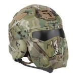 Tactical Airsoft Helmet with Detachable Headset & Goggles