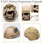 Adjustable Fast Airsoft Helmet with Tactical Headset